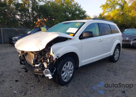 2017 Dodge Journey Se z USA, uszkodzony, nr VIN 3C4PDCAB7HT709169